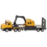 Siku - Low Loader with Excavator - 1611 Siku - Low Loader with Excavator - 1611